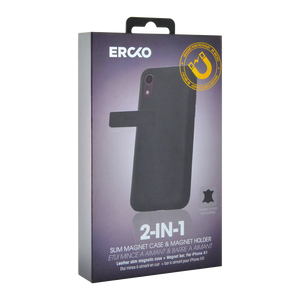 Ercko 2-IN-1 Premium Top Grain Leather Magnetic Case for iPhone X, iPhone XS - NEW