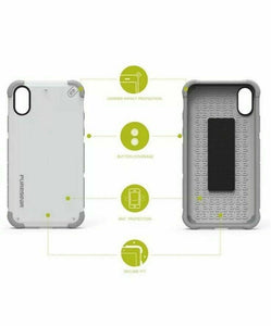 PureGear DualTek Extreme Shock HIP Case/Holster for iPhone XS/X, Great Grip - NEW