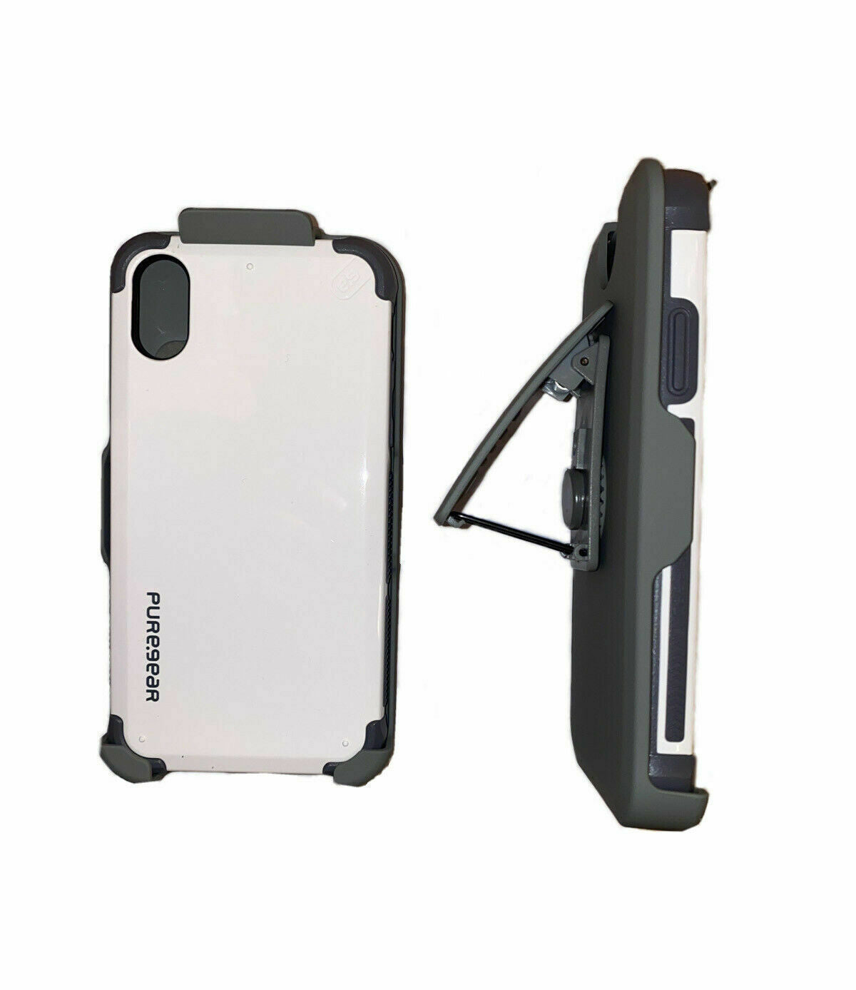 PureGear DualTek Extreme Shock HIP Case/Holster for iPhone XS/X, Great Grip - NEW